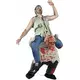 Voksen Zombie Carry Me Halloween-kostyme, bilde 2