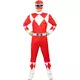 Rødt Power Ranger-kostyme for voksne, Størrelse: Large, bilde 2