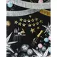 Silver wire garland 135 cm, image 2