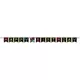 Happy birthday Glow Party garland 270 cm, image 2