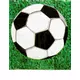 Football plastic tablecloth 120 x 180 cm, image 2