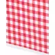 Red gingham plastic tablecloth 137 x 274 cm, image 2