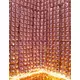Ballonggardin i roségull 55 x 110 cm, bilde 2