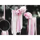 Cream satin ribbon 0.6 cm x 25 m, image 2