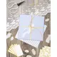 Gold ochre satin ribbon 0.6 cm x 25 m, image 2