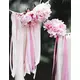 Light peach satin ribbon 0.6 cm x 25 m, image 2