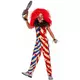 Two-tone creepy clown costume for girls, image 2