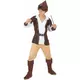 Brown and beige woodland boy costume, Size: 10-12 years (130-140 cm), image 2