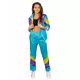 Adult 80s blue jogging suit, Size: X-Large, image 2