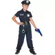 Children's short-sleeved police officer costume, Size: 10-12 years (130-140 cm), image 2