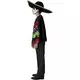 Children's Day of the Dead skeleton poncho costume, Size: 3-4 years (98-115 cm), image 2