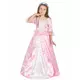 Princess costume with a flower crown for girls, Size: 7-9 years (120-130 cm), image 2