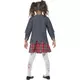 Zombie skolejentekostyme til Halloween for jenter, Størrelse: 7–9 år (130/143 cm), bilde 2