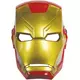 Iron Man plast halvmaske for barn, bilde 2