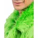 Adult green faux fur coat, Size: Large, image 2