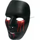 Black mask with tears of blood for men Halloween, image 2