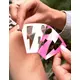 Reusable makeup stencil lightning and hearts, image 2