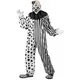 Killer clown costume with adult mask, Size: Large, image 2