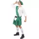 Green and white Scottish costume for men, Size: X-Large, image 2