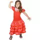 Red Flamenco Dancer Costume with White Polka Dots for Girls, Size: 4-6 years (110-120 cm), image 2