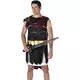 Black and gold Roman gladiator costume for men, Size: X-Large, image 2