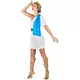 Blue Greek Empress Costume for Women, Size: Large, image 2