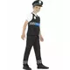 Black and white police costume for boys, Size: 10-12 years(145/158 cm), image 2