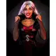 Red vampire costume for women for Halloween, Size: X-Large (44/46), image 2