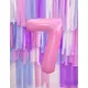 Kjempestor pastellrosa tallballong 86 cm, Størrelse: 3, bilde 2