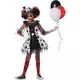 Deluxe scary clown costume for girls, Size: 12-14 years (155 cm), image 2