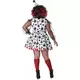 Psycho clown costume dress plus size women, Size: XXX-Large (48/50), image 2