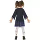Blue zombie schoolgirl costume for girls, Size: 10-12 years (142-148 cm), image 2
