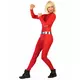 Red shock spy costume for women, Size: XS, image 2