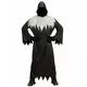 Svart og hvitt Grim Reaper-kostyme for voksne, Størrelse: Large, bilde 2