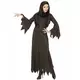 Black gothic witch costume for women, Size: Large, image 2