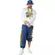 90-talls hiphop-kostyme for menn, Størrelse: X-Large, bilde 2