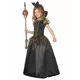 Evil Black Queen Costume for Girls, Size: 3-4 years (92-104 cm), image 2