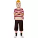 Pugsley Addams-familien kostyme til barn, Størrelse: 4–6 år (115/128 cm), bilde 2