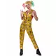 Harley Quinn Birds of Prey gullfarget jumpsuit til dame, Størrelse: M/L, bilde 2