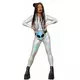 Skinnende holografisk jumpsuit til dame, Størrelse: X-Small, bilde 2