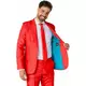 Mr. Solid rød dress for menn Suitmeister, Størrelse: Medium (EU 48-50), bilde 3