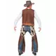 Western Cowboy-kostyme for menn, Størrelse: Small, bilde 3