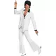 White disco costume for men, Size: XX-Large, image 3