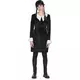 Black velvet gothic schoolgirl costume for women, Size: X-Large, image 2