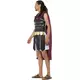 Black and gold Roman gladiator costume for men, Size: Large, image 3