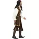 Brown pirate costume for men, Size: Large, image 3