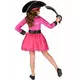 Pink and gold pirate costume for girls, Size: 7-9 years (120-130 cm), image 3