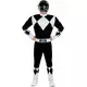 Svart Power Ranger-kostyme for voksne, Størrelse: Large, bilde 2