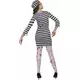 Scary zombie prisoner costume for women, Size: Medium, image 3