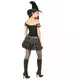 Sexy heksekostyme med overdel til kvinner Halloween, Størrelse: Small, bilde 3